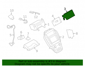 Монитор, дисплей Lincoln MKC 15-19 SYNC 2 с блоком
