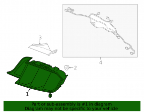 Фонарь правый Ford Mustang mk6 15-23 с хром полоской