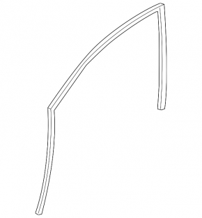 Уплотнитель стекла передний левый Jaguar F-Pace X761 17-25
