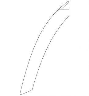 Ornamente aripă spate stânga, structură Mazda CX-50 25-26, hibrid
