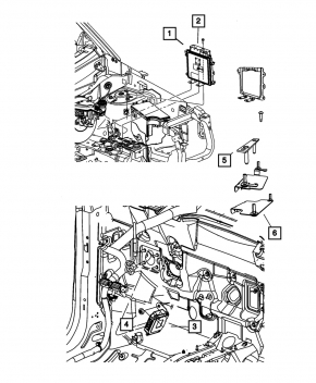 Компьютер АКПП Jeep Compass 11-16