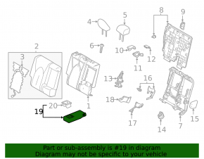 Подлокотник заднего ряда сидений 2 ряд Toyota Highlander 20-26 кожа черная, XLE, hybrid