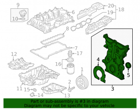 Передняя крышка двигателя GMC Terrain 18-23 LYX FWD