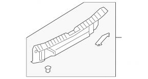 Накладка проема багажника VW Jetta 19-26