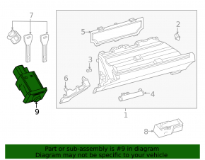 Кнопка отмены открытия багажника Lexus ES300h ES350 13-18