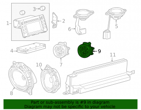 Пищалка левая Toyota Avalon 05-12 JBL