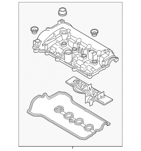 Крышка клапанная Mazda 6 14-21 2.5