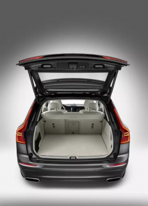 Коврик багажника (ткань) Volvo XC60 18-26 черная
