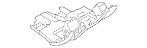 Genunchiere șofer bej pentru Audi A6 C7 12-18