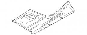 Защита днища передняя левая BMW 3 F30 4d 12-18