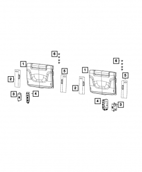 Hub USB Jeep Grand Cherokee WL 21-25 lungime