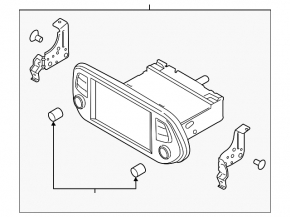 Монитор, дисплей Hyundai Santa FE 21-23 Harman Kardon