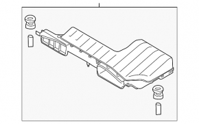 Воздухоприемник Nissan Murano z52 15-24