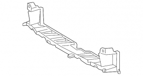Grila radiatorului inferioară Toyota Prius 30 13-15, nouă, neoriginală