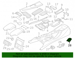 Джойстик шайба управления монитором малый BMW X3 F25 11-14