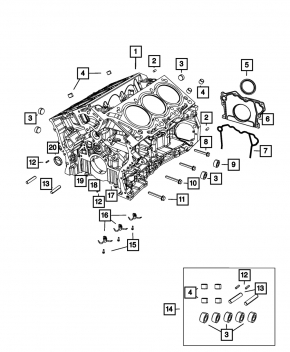 Масляная форсунка ДВС Dodge Journey 11-19 3.6