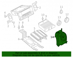 Сабвуфер Mitsubishi Outlander 14-20 Rockford Fosgate