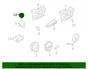 Кнопка аварийной сигнализации Mini Cooper Countryman R60 10-15