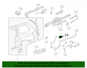 Placă de ventilație stânga Acura MDX 07-13