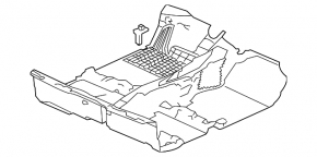 Покрытие пола Honda CRZ 11-12