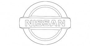Эмблема значок двери багажника Nissan Murano z52 15-22