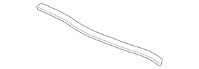 Уплотнитель капота передний Mercedes C-class W205 15-21 на бампере