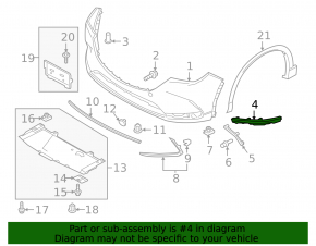 Решетка бампера правая Mazda CX-9 16-23 без птф, структура