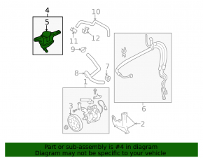 Бачок ГУР Subaru Outback 10-14