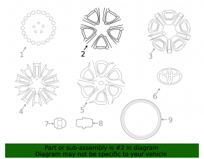 Запасное колесо докатка Toyota Rav4 19-25 R17 165/80