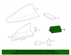 Antenna Amplifier BMW X5 E70 07-13