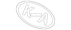 Губа переднего бампера Kia Optima 16-18 Korea built