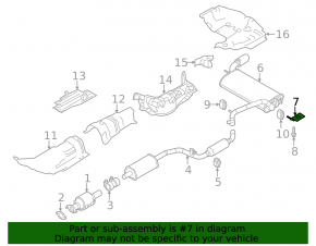 Кронштейн коллектора Ford Focus mk3 11-18 2.0