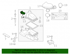 Расходомер воздуха Mazda CX-9 07-15 3.5, 3.7