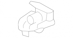 Клипса крепление фары заднее правое Lexus RX300 RX330 RX350 RX400h 04-09