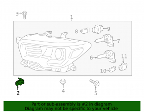Клипса крепление фары заднее правое Lexus RX300 RX330 RX350 RX400h 04-09