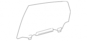 Стекло двери задней левой Toyota Prius V 12-17