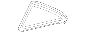 Уплотнитель стекла треугольник задний правый Toyota Camry v40