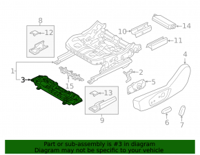 Моторчик регулировки водительского сиденья Ford Edge 15-24