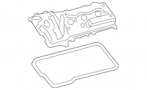 Крышка клапанная правая Lexus RX350 16-22 2GR-FKS