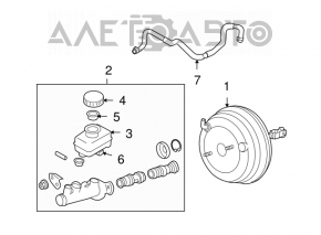 Вакуумный усилитель Subaru Forester 08-13 SH