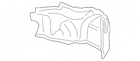 Обшивка арки правая Toyota Camry v30 2.4