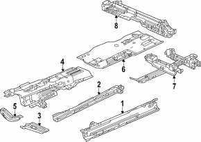Кронштейн карданного вала Honda CRV 23-26