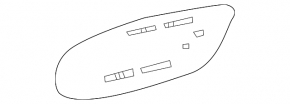 Лючок бензобака Mercedes W213 E 300/350 17-23