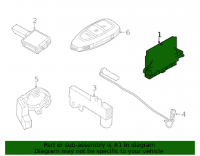 FORD KEYLESS CONTROL MODULE Ford C-max MK2 13-18