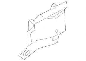Protectie arc dreapta fata Mazda 3 19-