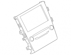 Radio cu casetofon Ford Fusion mk5 13-20 SYNC 2 SONY