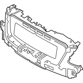Кронштейн решетки радиатора grill Lincoln MKC 19-19