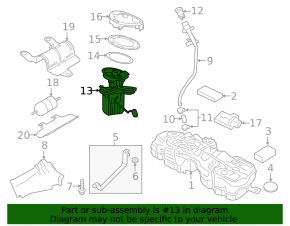 Топливный насос бензонасос Volvo XC90 16-21 T8