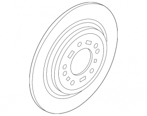 Disc de frână spate stânga Kia Sportage 23-26 300/10mm