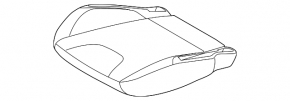 Scaunul șoferului Ford Focus mk3 15-18 restilizat, fără airbag, titanium